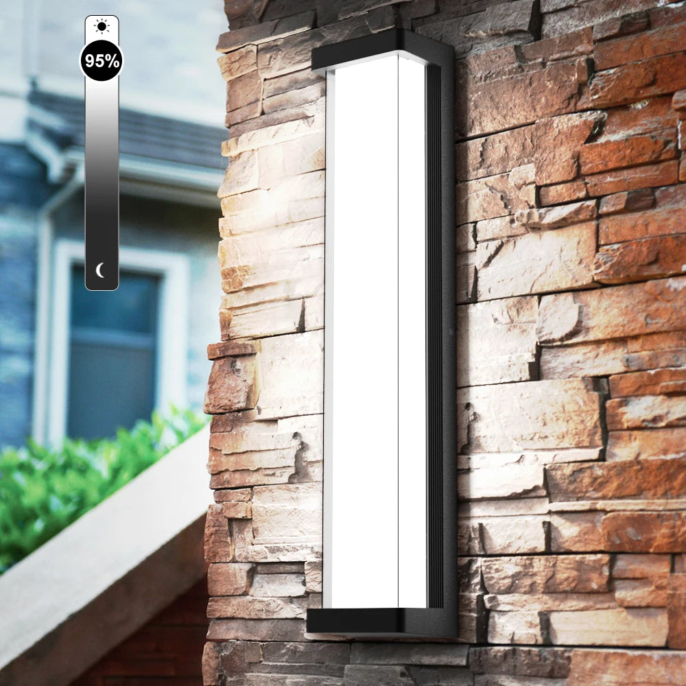 23.62 Inch 36W SCR Dimmable Outside Wall Light Balcony 3600LM IP65 Aluminum Garage BALCONY Front Porch Wall Mount Lights Sytmhoe