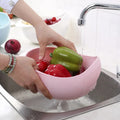 Cleaning Tools Kitchen Kit Gadgets Accessories Rice Washing Filter Strainer Basket Colander Sieve Fruit Vegetable Bowl Drainer