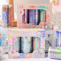 3 Rolls/box Geometric Circle PET Tape Handbook  Tape Scenery Sticker Handbook Tape