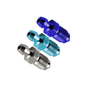 M10*1.0 /1.25 Yamaha Ducadi Motorcycle Front/Rear Brake Master Caliper Titanium Alloy Gr5 Hex Head Anodized Bleed Nipple Foxti