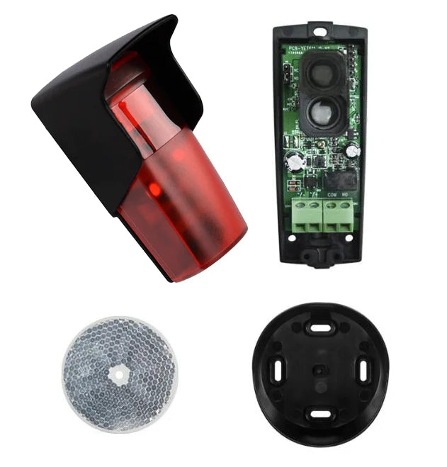 YET611 Photo Eye Polarized Reflective Red Infrared Photocell Beam