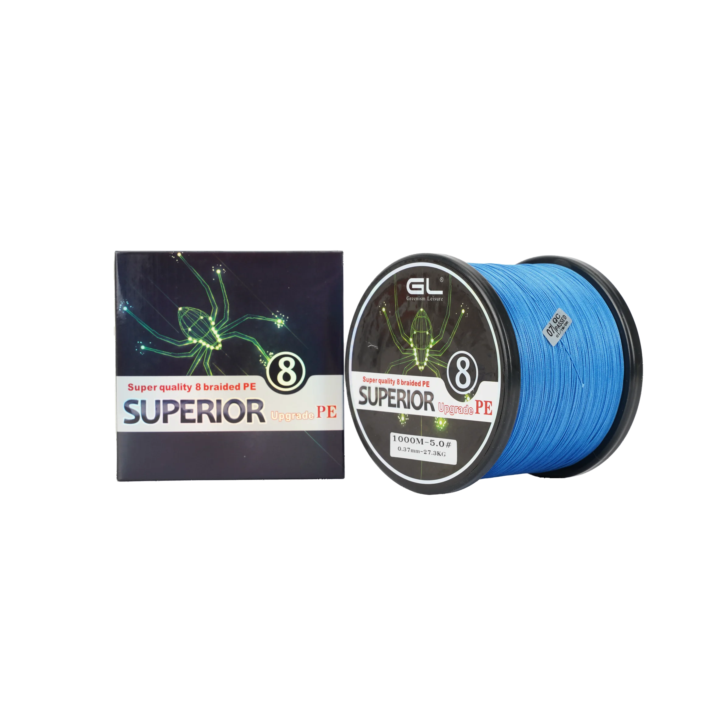 Wholesale Cheap Long 1000 Meters Fishing Equipment 8X Braided Smooth Wear-resistant Long Braided Fishing Line