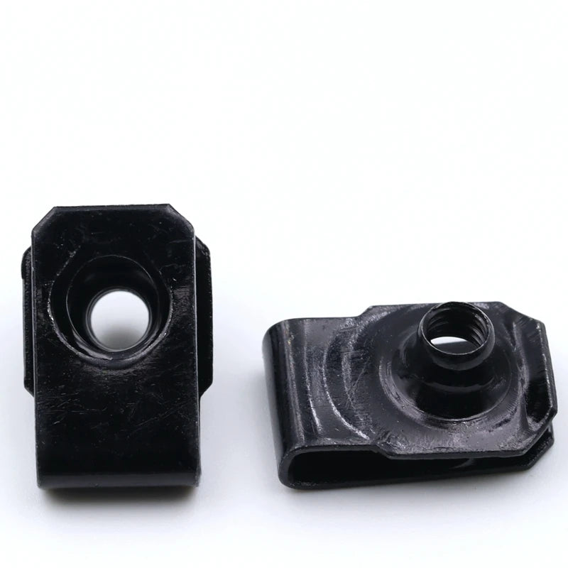 M3 M4 M5 M6 Black Phosphate Extruded Tapped Hole Spring U Clip Nut for Autos