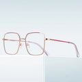 Square Metal Glasses Frame for Women Blue Light Blocking Optical Frames Spectacles Frame Eyewear Custom Brand
