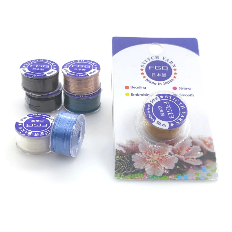 Handmade DIY Accessories Smooth Soft Unbreakable Japanese Miyuki Crystal Seed Beads Beading Nylon Thread