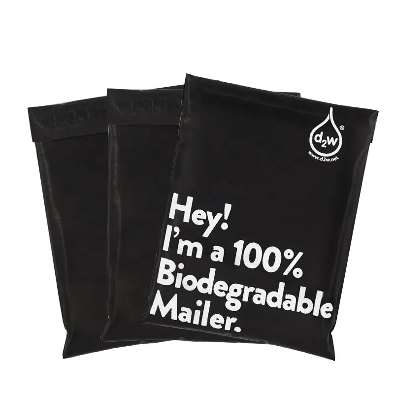 D2W Eco-friendly Biodegradable Poly Mailer Shipping Bags for Shoes Socks Clothes/Clothing