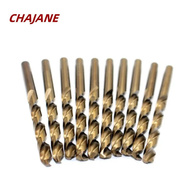 CHENGZHEN M35 Cobalt HSS Twist Drill Bits DIN 338 - High Precision â‰¤0.005mm RoHS Certified Tool