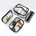 Waterproof Transparent PVC Bath Women Case Travel Zipper Makeup Bag Beauty Wash Organizer Toiletry Storage Cosmetic Bag