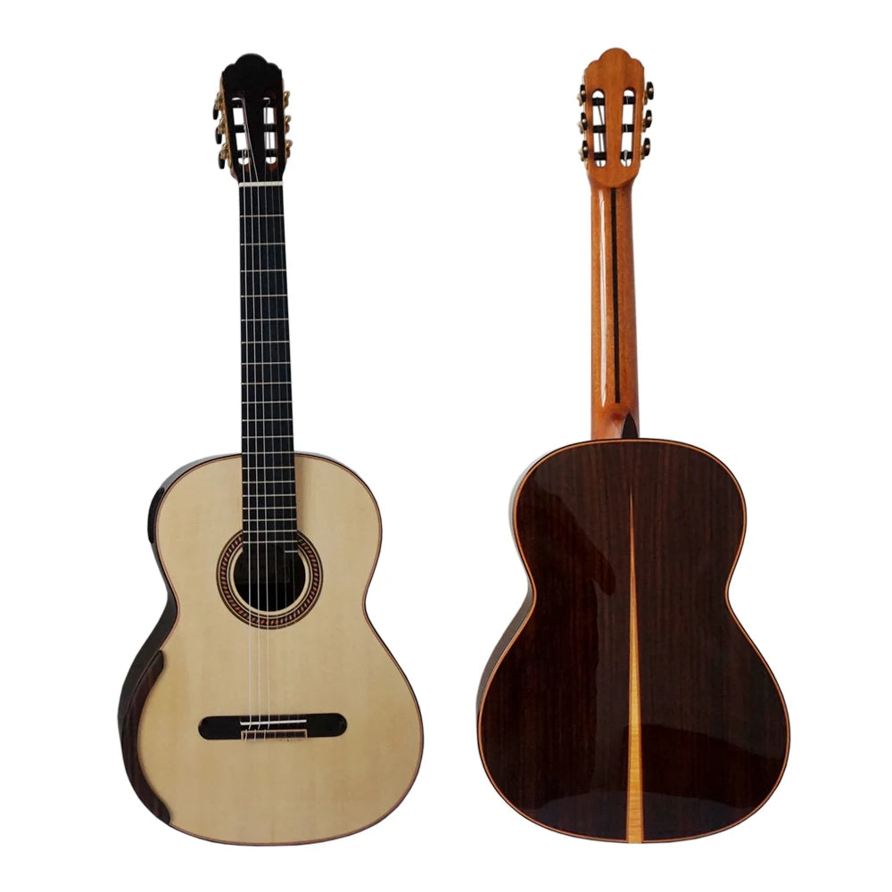 Aiersi Brand Rosewood Back and Side Professional Model Chamber Classic Guitar