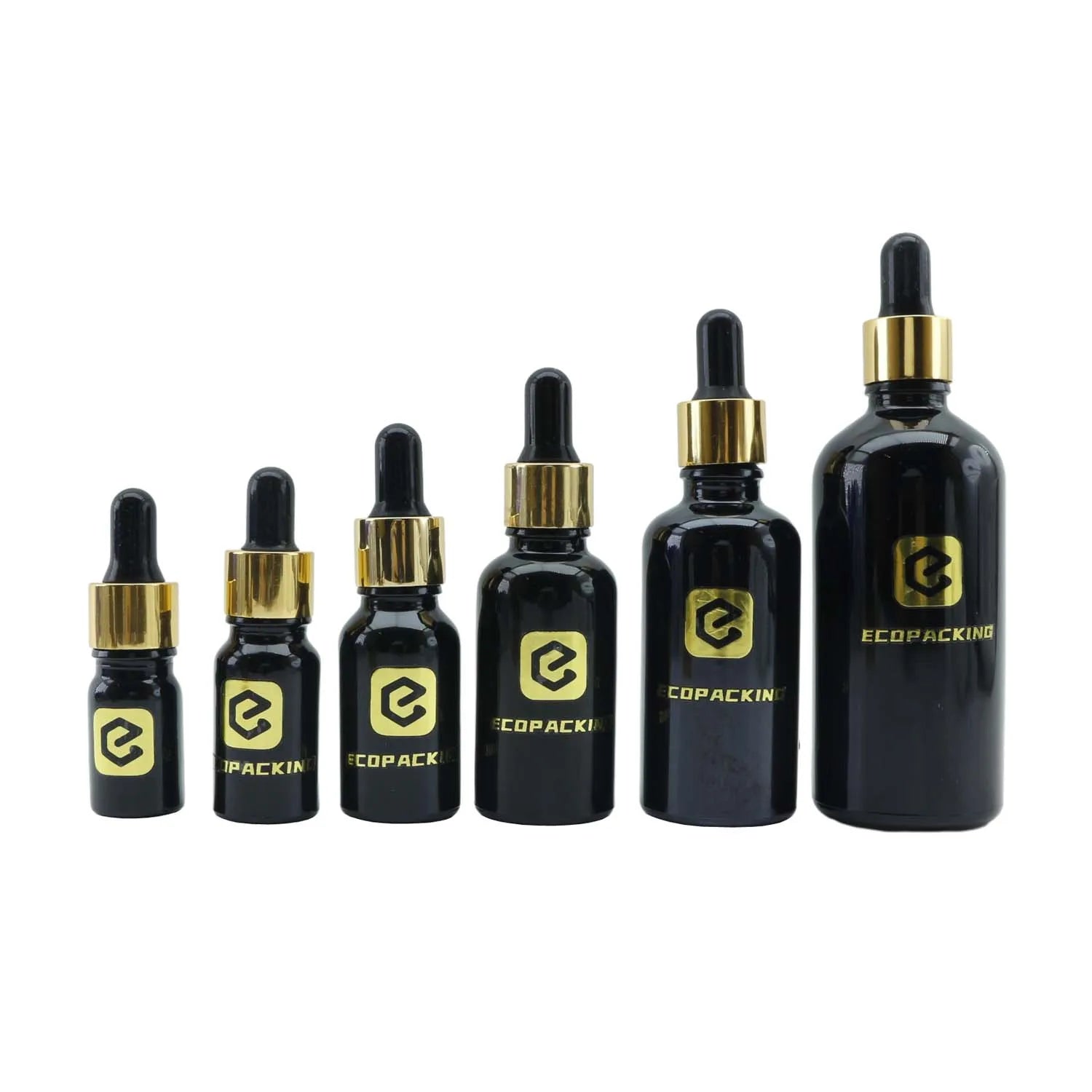 In Stock Glass Dropper Bottle 5ml 10ml 15ml 30ml 50ml 100ml Serum Glass Bottle Essence Dropper Bottle for Skin Care Packaging