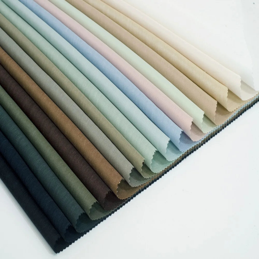 Wholesale Woven Lyocell Polyester Linen Blend Fabric Comfortable Versatile 46%lyocell 20%linen 34%polyester 175gsm for Garment