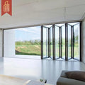 Folding Screen Door Aluminum Window 2in1 Multifunctional Portable Space-Saving Patio Balcony Bedroom Folding Door
