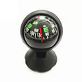 New Mini Car Compass Flexible Navigation Dashboard Auto Ball Cup Vehicle Adhesive Black Plastic for Boat Truck Auto Car Outdoor
