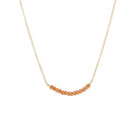 Fashion Jewelry Classic Tiny Fancy Women Necklace Minimalist Simple Stainless Steel Crystal Beads Pendant Choker Necklaces