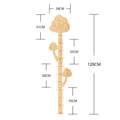Personalized Wood Growth Chart Rocket Growth Ruler Feather Wooden Growth Chart