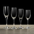 Cheap price glasses transparent long stem custom logo wedding champagne flutes glass