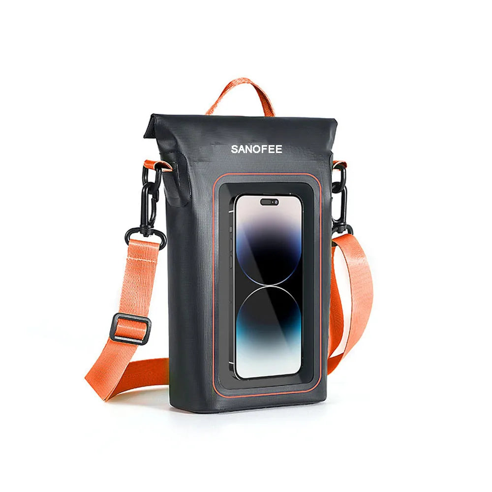 2L Waterproof Phone Pouch Dry Bag Swim PVC Waterproof Pouch Cell Phone Dry Bag with Zipper Pocket
