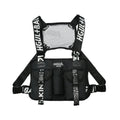 Tactical Backpack Functional Overalls Tote Men Ins Vest Backpacks Hip Hop High Street Popular logo Dance Chest Package