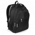 Large Capacity Fashion Laptop Backpack Zipper Closure Letter Pattern Waterproof Travel School Bag Featuring Air Cushion Belt