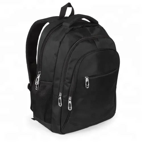 Large Capacity Fashion Laptop Backpack Zipper Closure Letter Pattern Waterproof Travel School Bag Featuring Air Cushion Belt