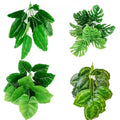 18 Leaves Artificial Monstera Leaves Banana Tree Leaves Home Decorative Plant