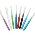 Ready Stock 8pack Food Grade Colored Bendable Interdental Brush Oral Care Interdental Brush Massage Gum Interdental Brush
