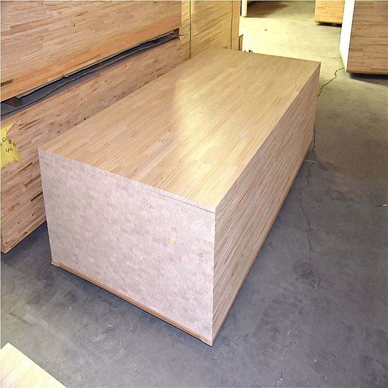Eco-Friendly  Pine Bamboo Board Solid Wood Products Construction LVL Pine Wood Lumber
