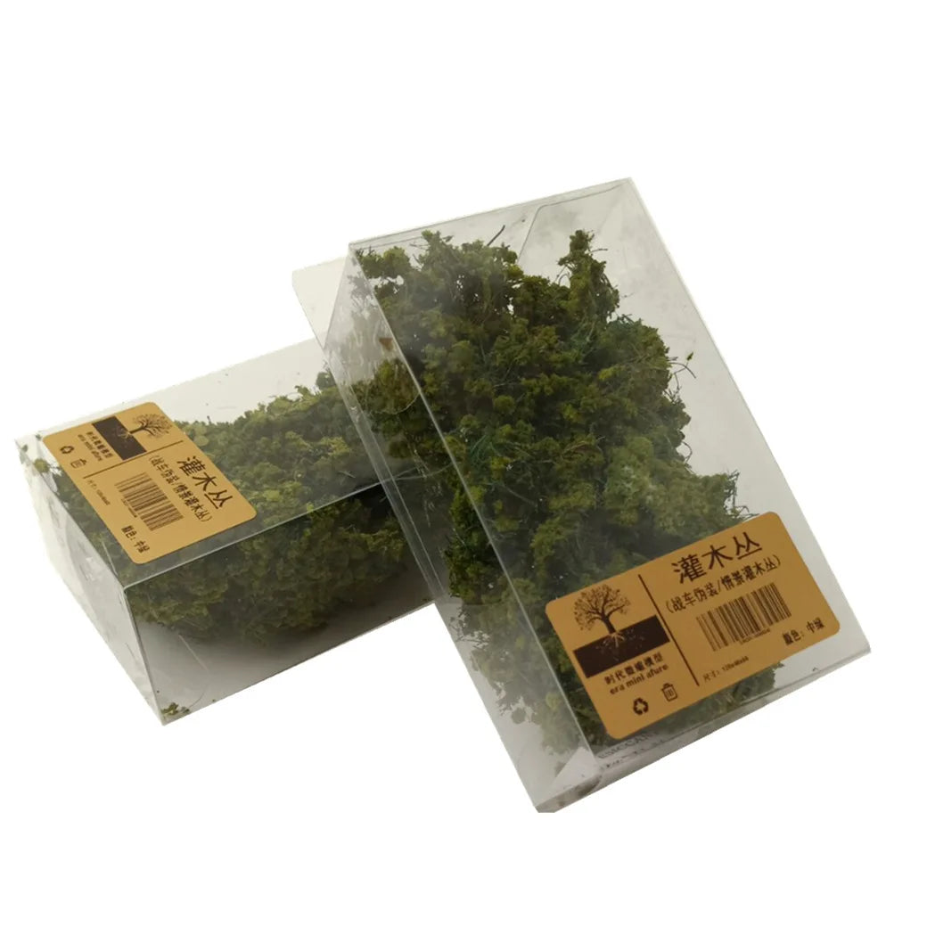 Artificial Static Grass Bush Tree Miniature Architecture Ho Scale Model for Ho Scale Train