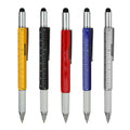 Hot Selling 6 in 1 Tool Multi Function Pen Customized logo Promotional Metal Ballpoint Ball Gifts Multi Tool Pen
