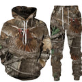 3D Duck Fleece Sweater Youth Women Quick Dry Wholesale Waterproof Camouflage Hoodie Sets Suits Hunting Clothes Clothing for Men