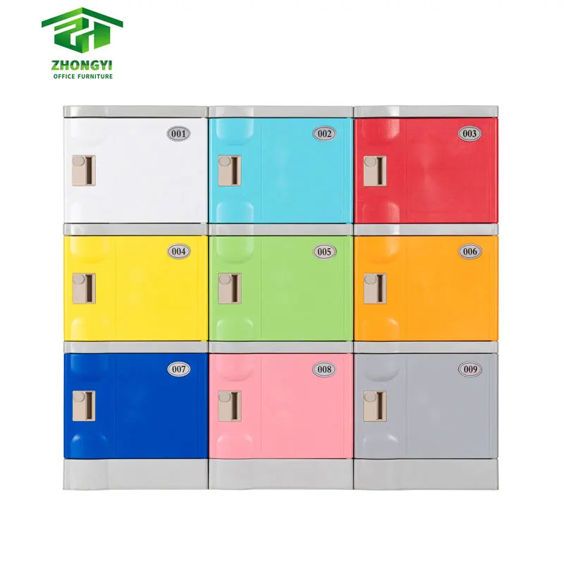 Source Factory Wholesale ABS Storage Cabinet Plastic Board Locker Package Locker School Gym Multifunctional Preschool