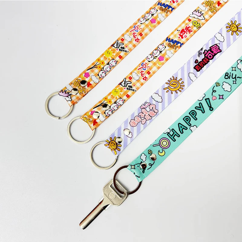 Heat Transfer Printing Logo Card Holder Lanyard Id Keychain Lanyard Personalizados Custom Good Price Silk Printing Lanyard