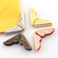 Mini Small Metal Book Corner Protector for Menu Notebook Album Purse