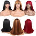 Wholesale Price 100% Virgin Human Hair 13x4 Transparent for 4x4 Closure Straight Bob Wig 1B Natural Color