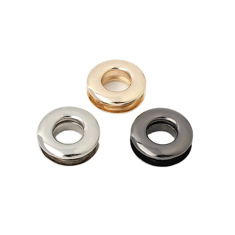Nolvo World 5 Colors Inner 13mm 1/2" Wholesale Force Fitting Round Grommet Bags Shoes Double Face Pressed Metal Eyelets