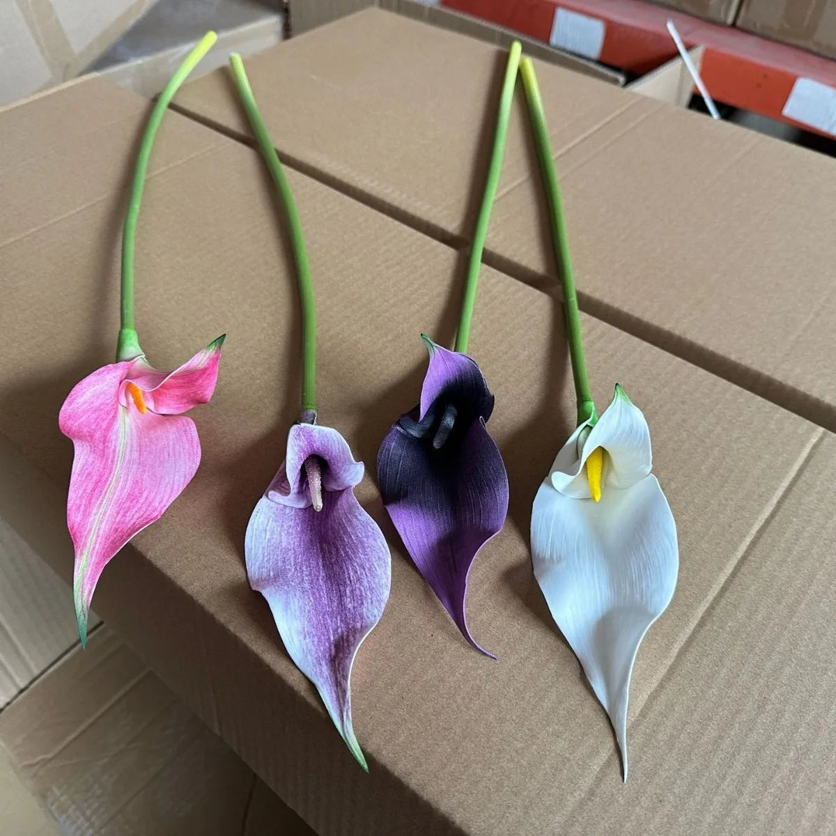 NEW Item Wedding Decoration Artificial Calla Lily Flower 60cm EVA Callalily Wholesale Artificial Flowers