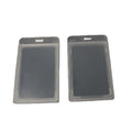 BSCI Folding Clear Hard Plastic ID Card Holder Customizable Logo Printed Business/ Credit Card Fashionable Style Free Sample PP