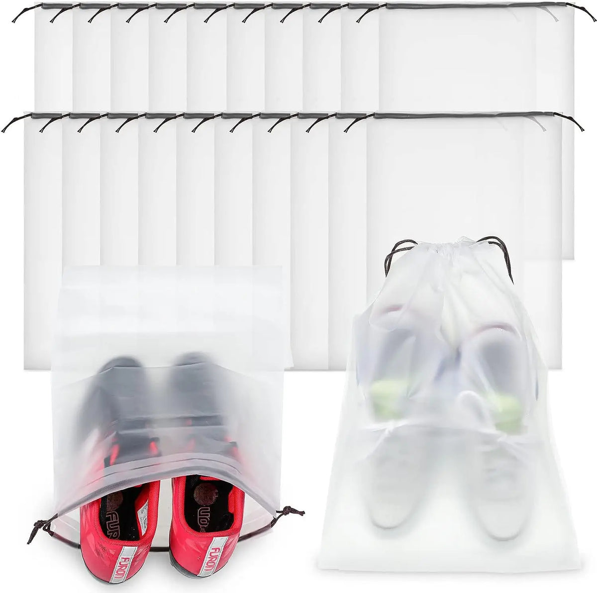 Custom Eco-friendly Lady Fashion Non Woven Dustproof Drawstring Storage Bag for Shoes Handbag Etc