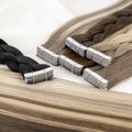 Blonde 100% Virgin Slim Virgin Russian Hair Extensions Light Color for Ombre Tape in Human Hair Extensions
