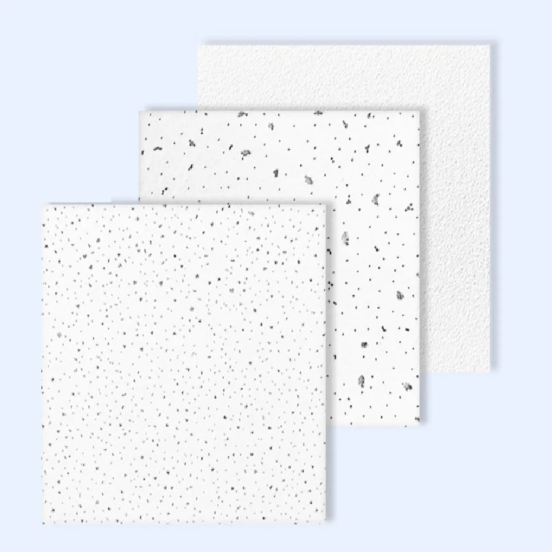 Drop Ceiling Tiles 2x2 Acoustical Suspended Mineral Fiber Ceiling Board Mineral Wool False Ceiling Design Mineral Fiber Sheet