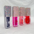 Luxury Lip Gloss Tubes Glossy Lip Oil Vegan Fruit Flavor Plumping Oil Tint Private Label Vegan Clear Doble Color Lip Oil Gloss