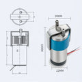Brushed Coreless Motor Pulseless 12V DC Quiet Electric Micro Gas Air Miniature Rotary Vane Vacuum Pump for Particle Counter
