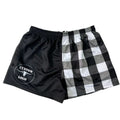 Wholesale Cheap Rugby Shorts Custom Logo Quick Dry Beach Trunk Shorts for Boys Drawstring Thick Footy Shorts with Zipper Pockets