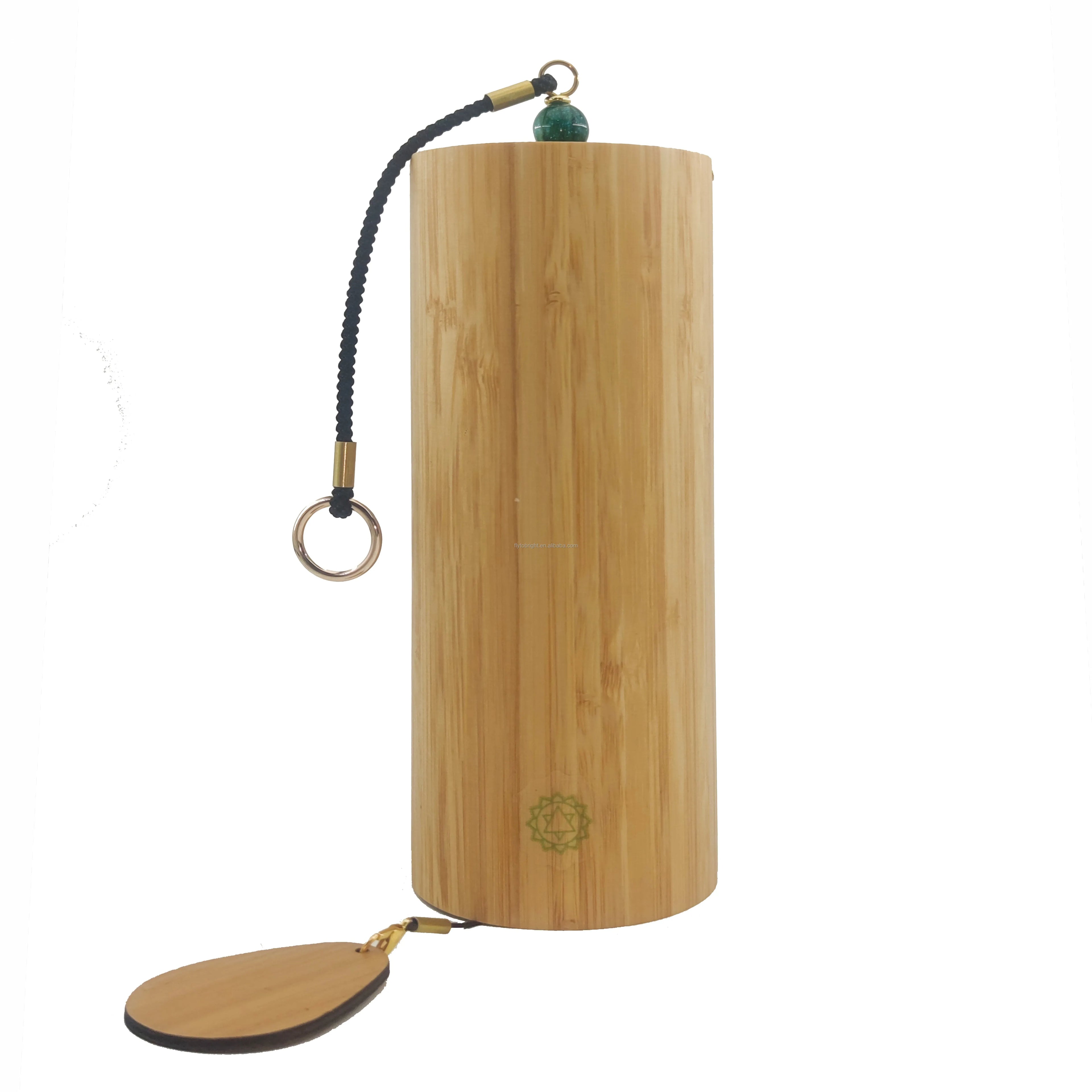 Wholesale Original Bamboo Wind Chimes With Chord Made by Bamboo Tube for Home Decorate
