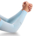 Ice Silk Sun Protection Arm Covers Outdoor Cycling Running Fishing Driving Cool Anti-UV Arm Sleeves