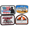 Custom Brand Diy Clothing Patch Embroidered Badge Patch Stitched Woven Patch