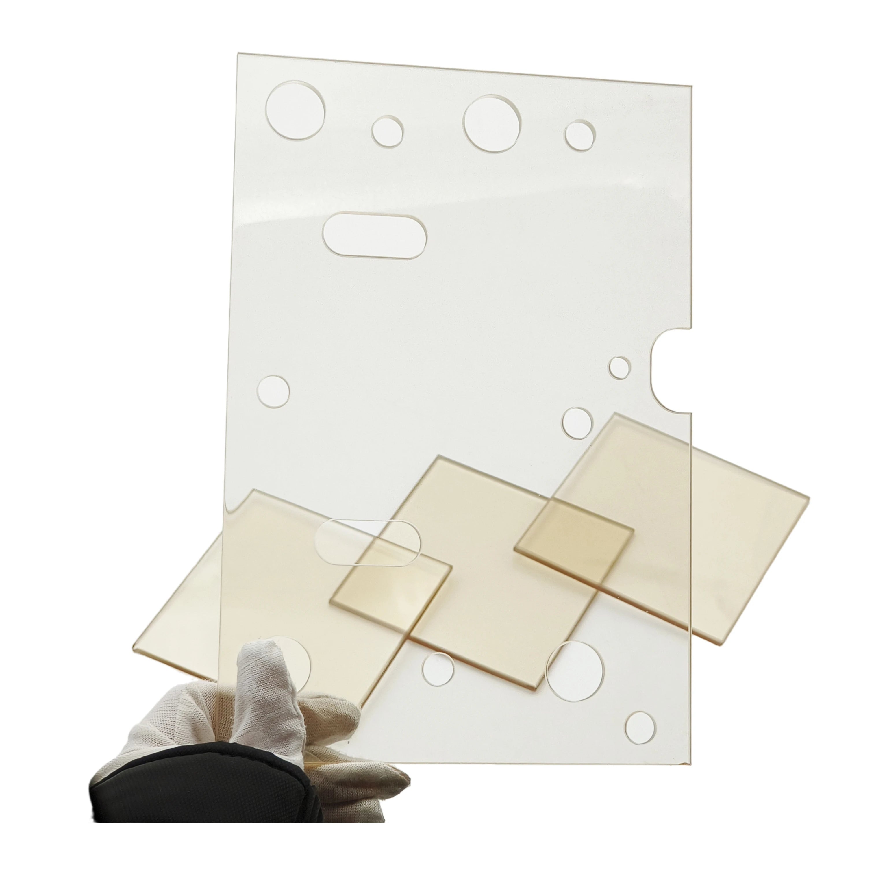Manufacturers Hot Selling Heat Resistant Glass Panel Stove Fireplace Transparent Ceramic Glass