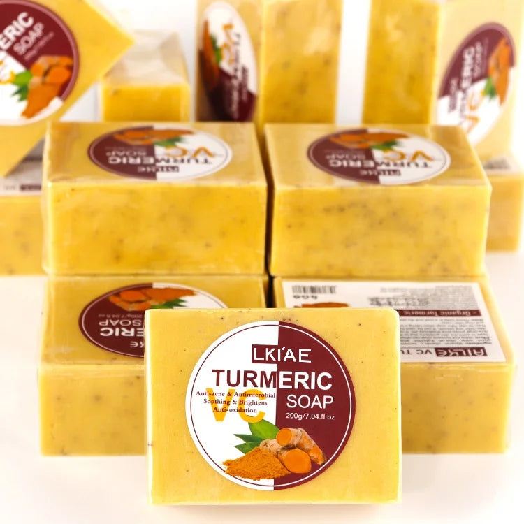 Private Label Skin Care Vegan Soaps Brightening Whitening Skin Lightening Turmeric Honey Soap for Acne
