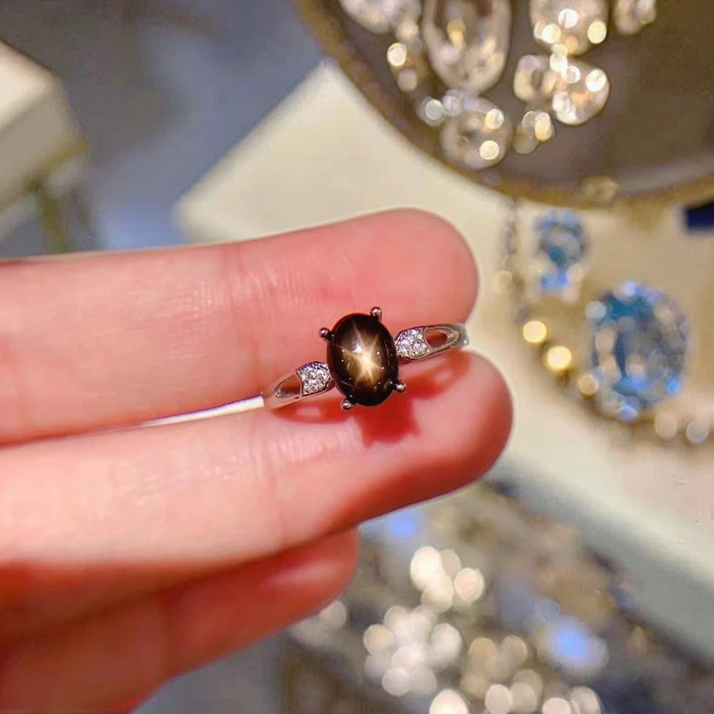 Manufacturer's Handmade Classic Bling Chunky Rings Hot Popular Customized Logo Natural Sapphire Wholesale Gemstone