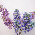 Lilac Touch Handmade Artificial Flowers Moisturizing French Blue and Purple Flower Centerpieces for Wedding Decorations